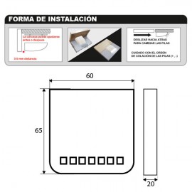 LED C/SENSOR MULTIUSO LD2 BL