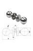 JGO. POMO GIRATORIO 11GR A.INOX 18/8