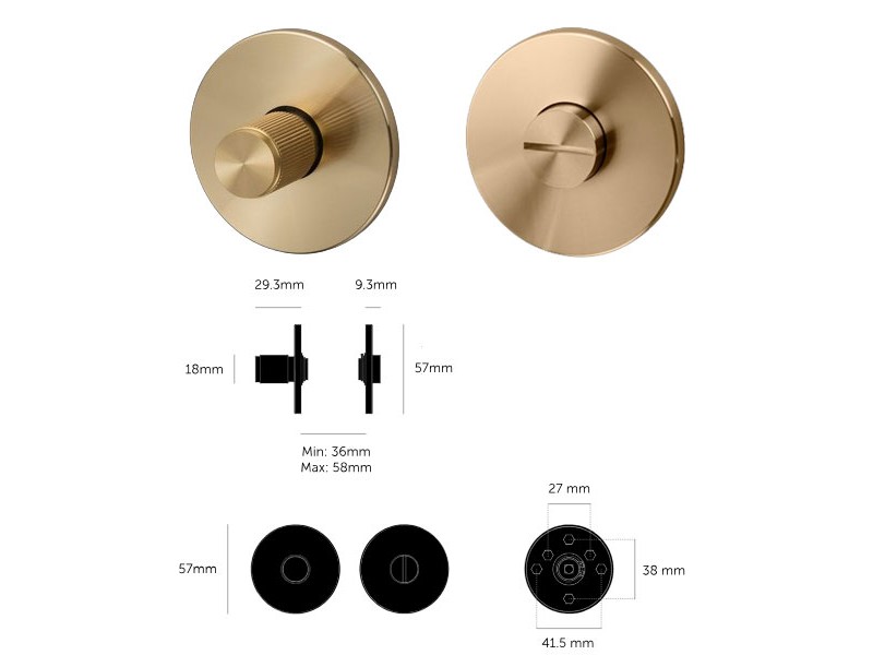 CONDENA LINEAR 57MM PULIDO RLL-051077. BUSTER + PUNCH