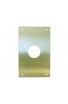 PLACA CERRADURA 80X120MM BOCALLAVE REDONDA Ø28MM M-51/80120R