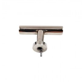 POMO FERRO T 50x12 Ø NIQUEL BRILLO